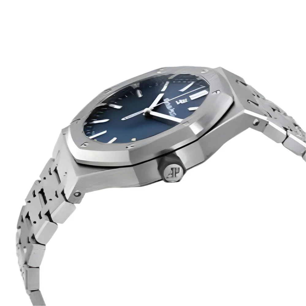 Audemars Piguet Royal Oak  Blue Plate Steel Steel - Image 4