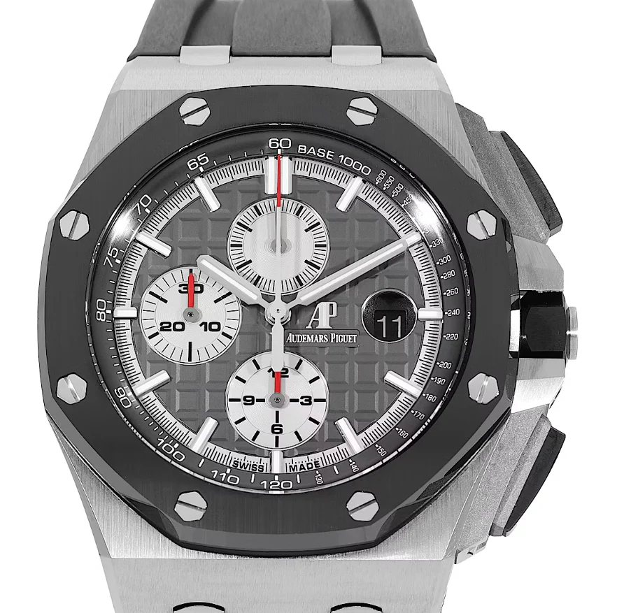 Audemars Piguet Royal Oak Offshore Novelty Chronograph Platinum Blue/Black - Image 4