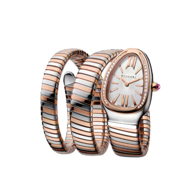 Serpenti Tubogas Silver Opaline Dial Quartz Ladies Watch - Image 3