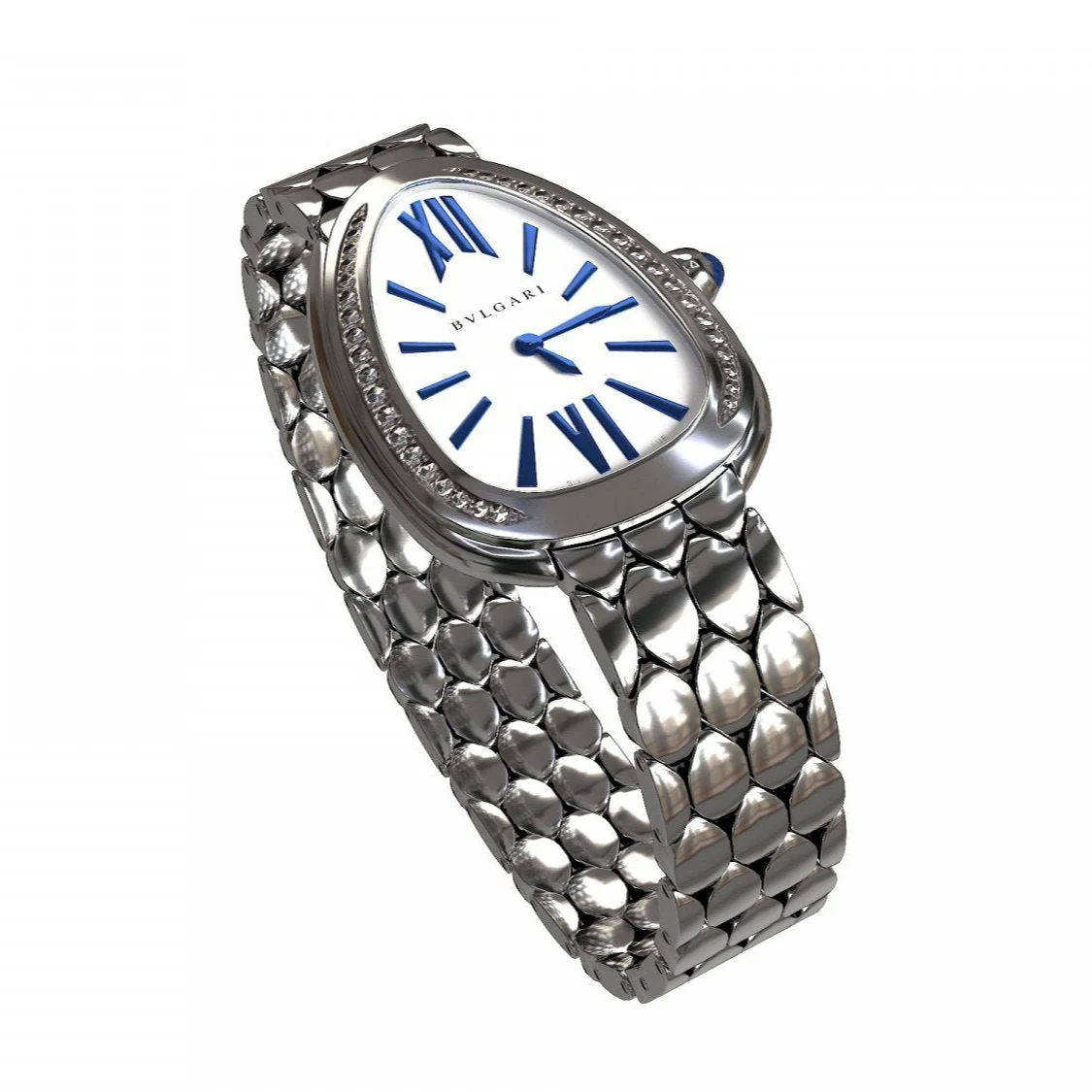 Bvlgari Serpenti Seduttori Silver Watch - Image 7