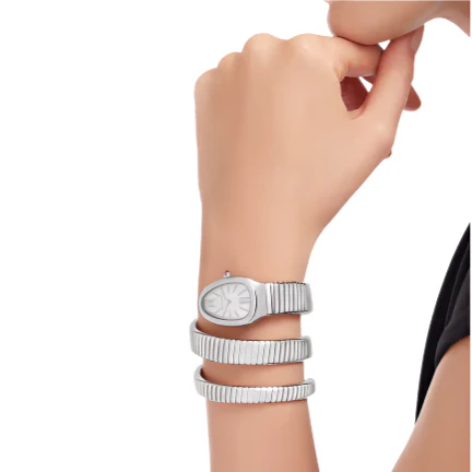Bvlgari Serpenti Tubogas Silver Watch - Image 4