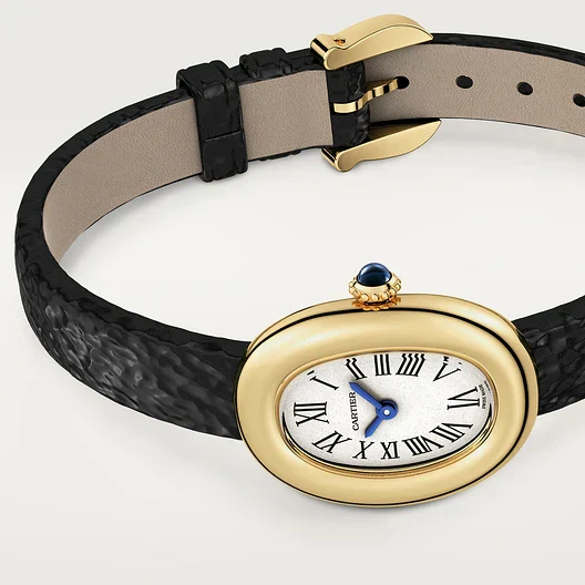Cartier - Baignoire Watch - Small Watch Gold/Gold/Leather - Image 3