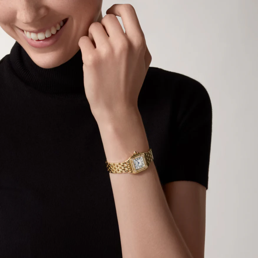 Cartier Panthre De Cartier Small Gold Woman Watch - Image 5