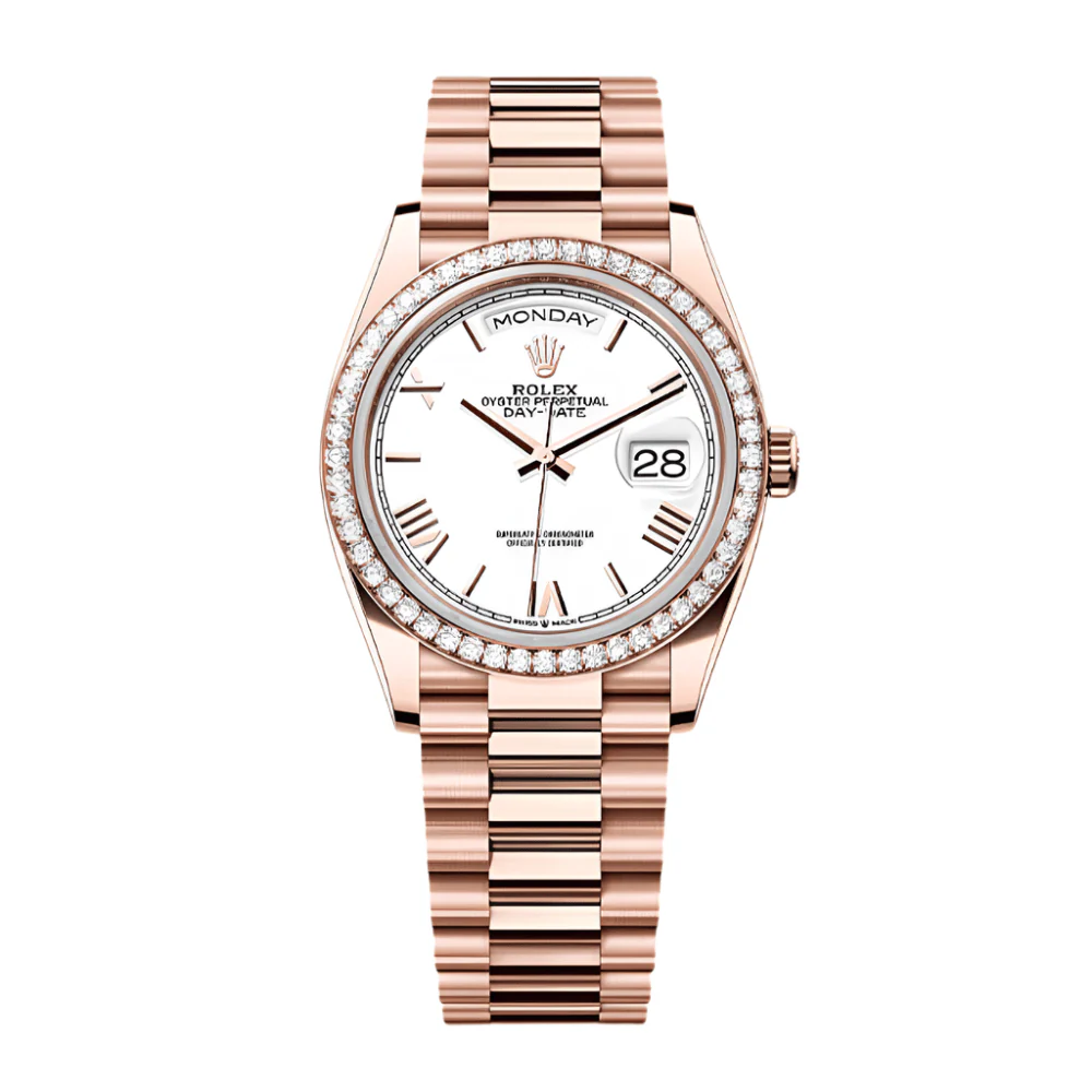 Day-Date 36 Oyster, 36 mm, Everose Gold and Diamonds