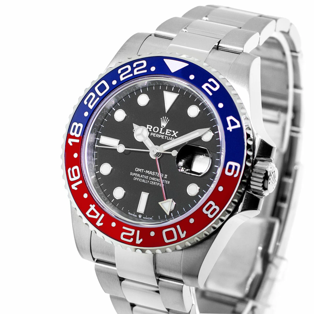 GMT-Master II Oyster, 40 mm, Oystersteel Reference 126710BLRO - Image 8