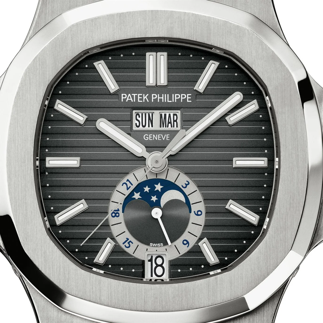 Patek Philippe Nautilus Black With Luminescent Coating - Image 6