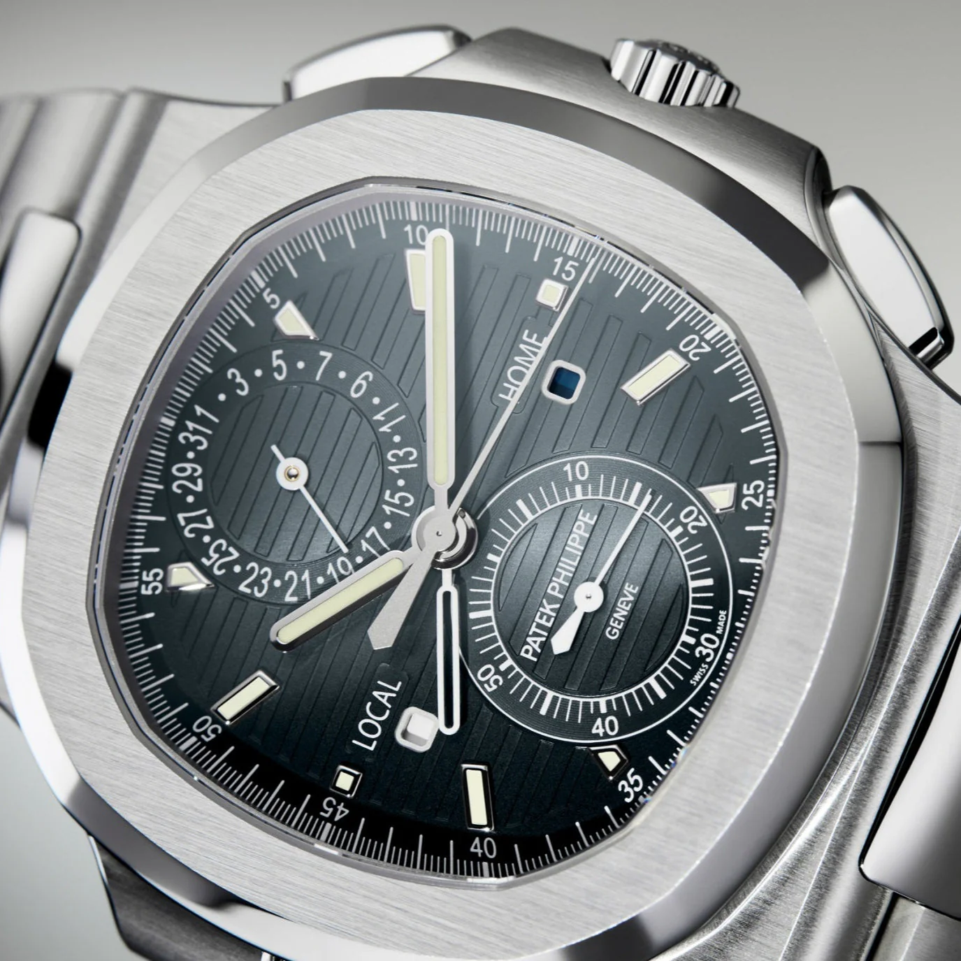 Patek Philippe Nautilus Travel Time Blue Dial - Image 6