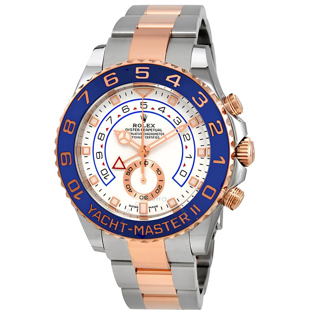 Rolex Yacht-Master Ii Steel & Rose Gold Luxury Men'S Watch 116681-0002 - Image 3