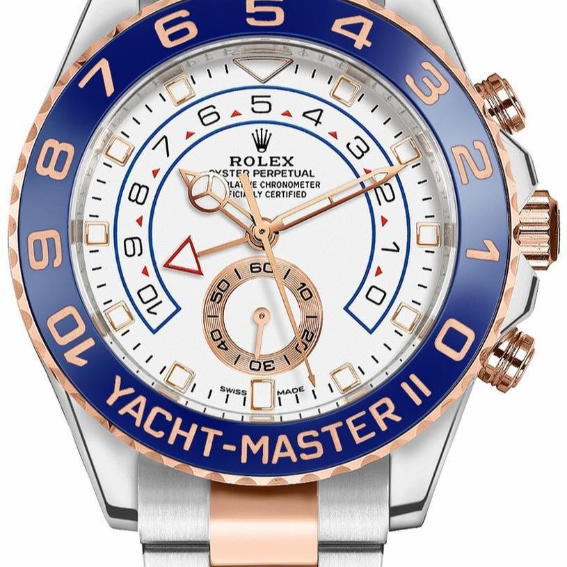 Rolex Yacht-Master Ii Steel & Rose Gold Luxury Men'S Watch 116681-0002 - Image 4