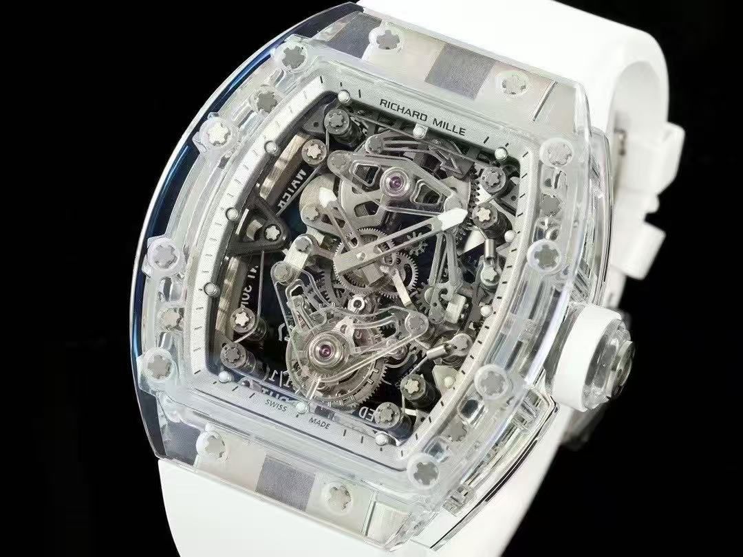 Richard Mille RM 56-02 Sapphire Tourbillon – Limited Edition Transparent Skeleton Watch - Image 4