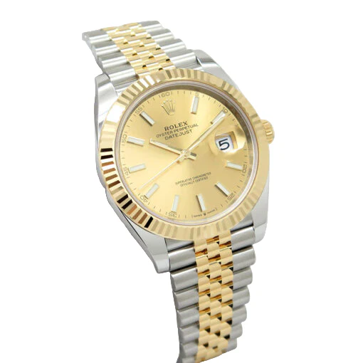 Rolex Oyster Perpetual Datejust Jubilee Champagne Index - Image 3