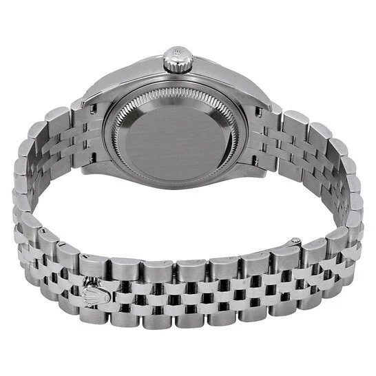 Rolex Datejust Steel White Gold Diamond Dial Ladies Watch - Image 4