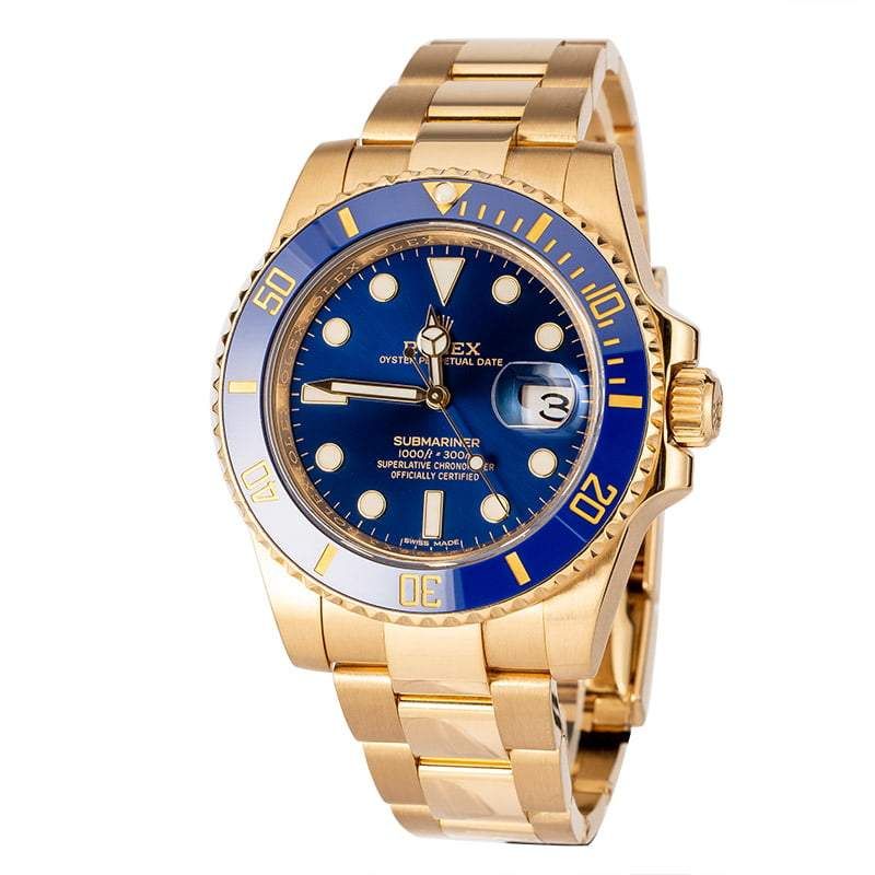 Rolex Blue Yellow Gold Submariner 126618