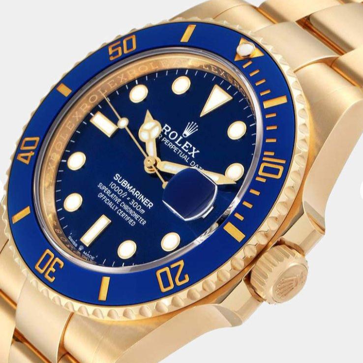 Rolex Blue Yellow Gold Submariner 126618 - Image 5