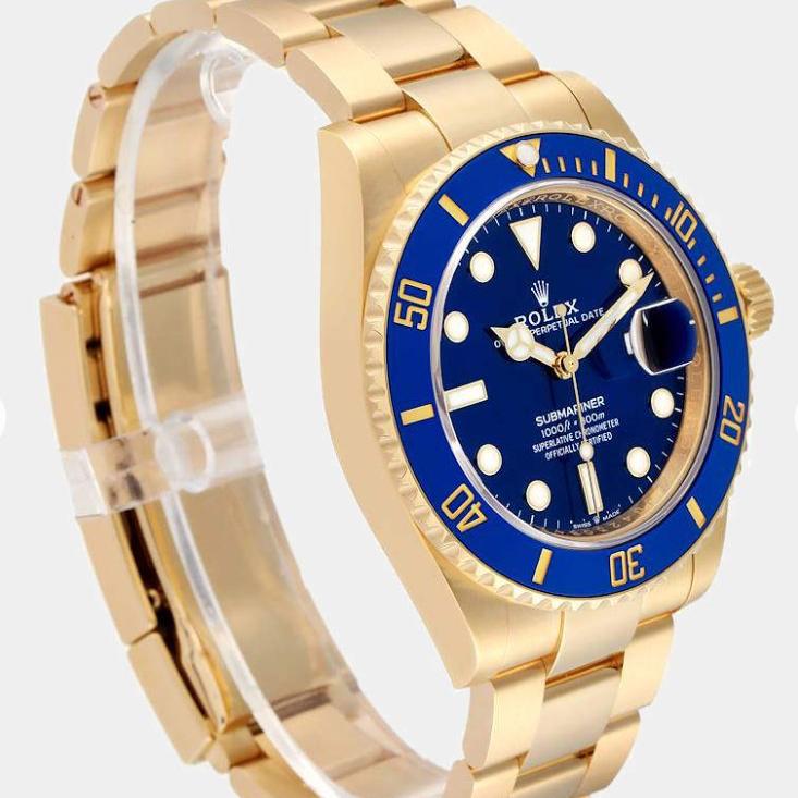Rolex Blue Yellow Gold Submariner 126618 - Image 7