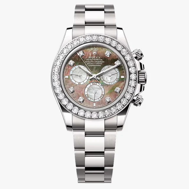 Rolex Cosmograph Daytona  Oyster, 40 mm,white gold and diamonds