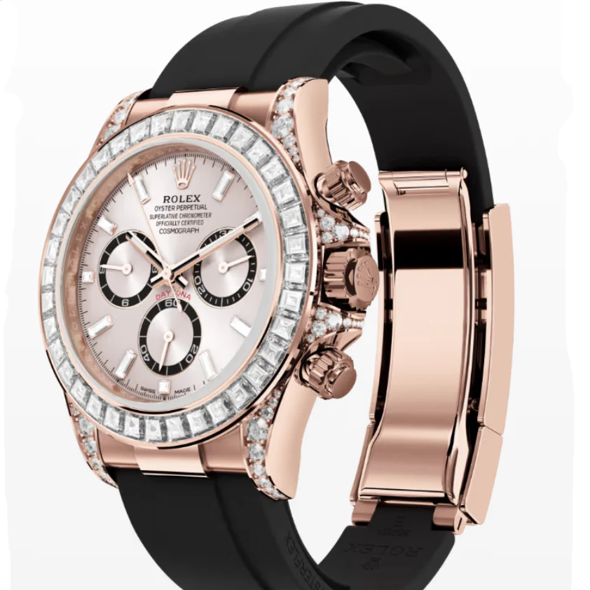 Rolex Cosmograph Daytona  Oyster Everose gold and diamonds - Image 7