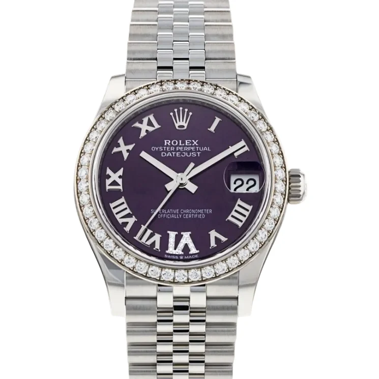 Rolex Datejust 31 mm, Oystersteel, white gold and diamonds - Image 4