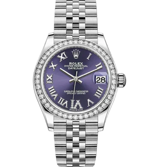 Rolex Datejust 31 mm, Oystersteel, white gold and diamonds - Image 5