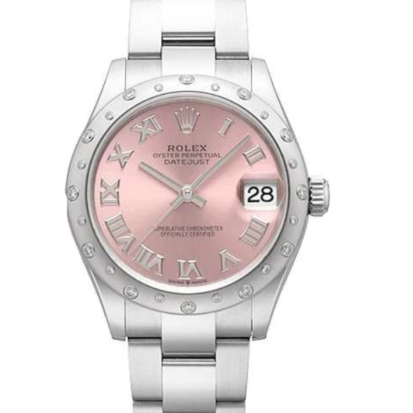 Rolex Datejust 31  Oyster, 31 mm, Oystersteel, white gold and diamonds - Image 3