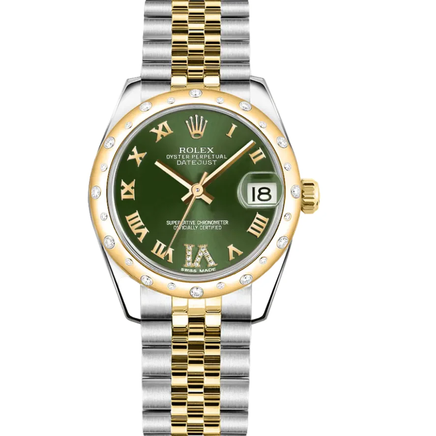 Rolex Datejust 31  Oyster, 31 mm, Oystersteel, yellow gold and diamonds - Image 4