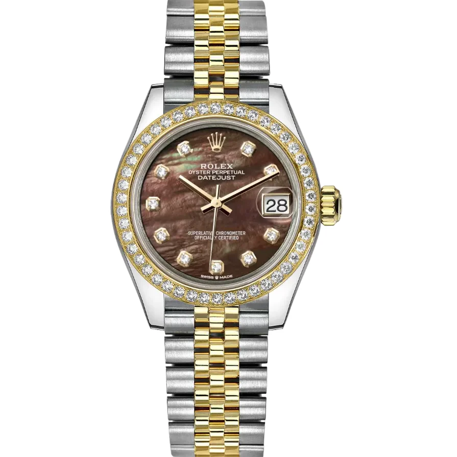 Rolex Datejust 31  Oyster, 31 mm, Oystersteel, yellow gold and diamonds - Image 4
