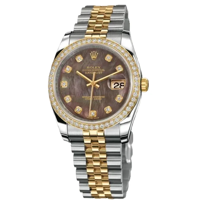Rolex Datejust 31  Oyster, 31 mm, Oystersteel, yellow gold and diamonds - Image 5