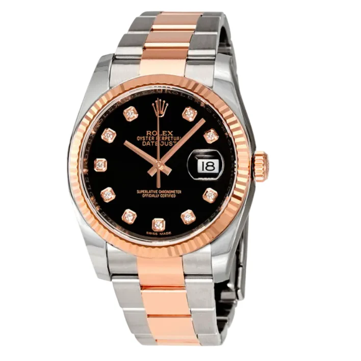 Rolex Datejust 36  Oyster, 36 mm, Oystersteel and Everose gold - Image 4