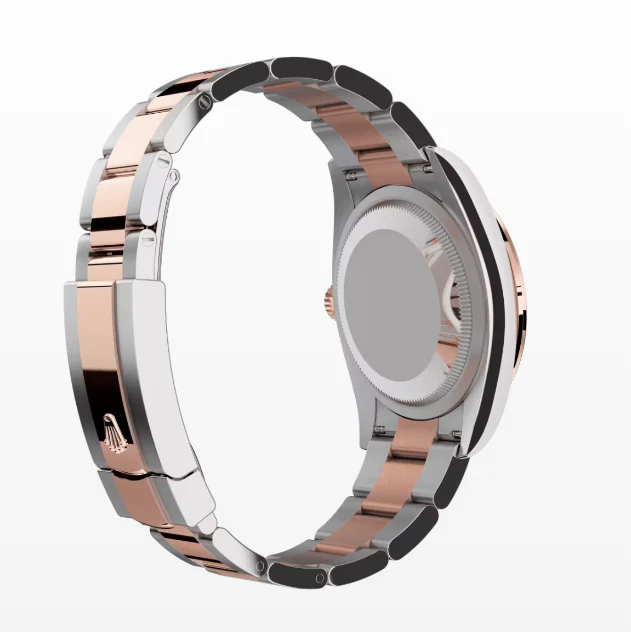 Rolex Datejust 36  Oyster, 36 mm, Oystersteel, Everose gold and diamonds - Image 4