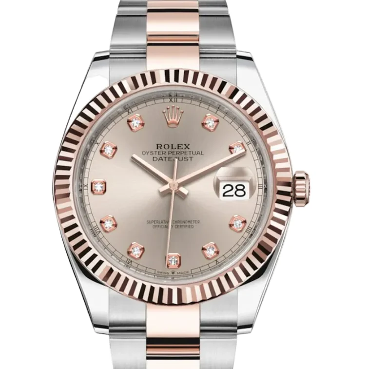 Rolex Datejust 41  Oyster, 41 mm, Oystersteel and Everose gold - Image 4
