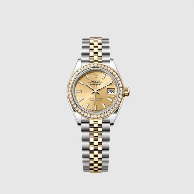 Rolex Datejust Champagne Index Dial Women's 28 mm