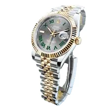 Rolex Datejust Yellow Gold Stainless Steel Slate Dial Jubilee - Image 4