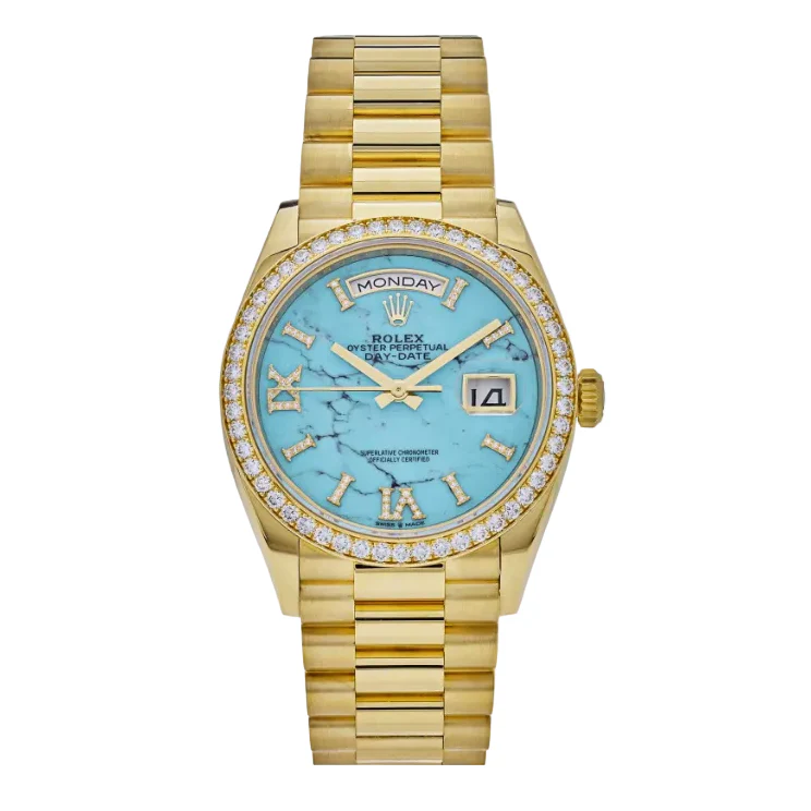 Rolex Day-Date 36  Oyster, 36 mm, yellow gold and diamonds - Image 4