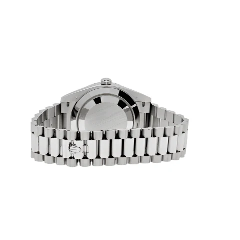 Rolex Day-Date Black Diamond Dial Men's White Gold - Image 2