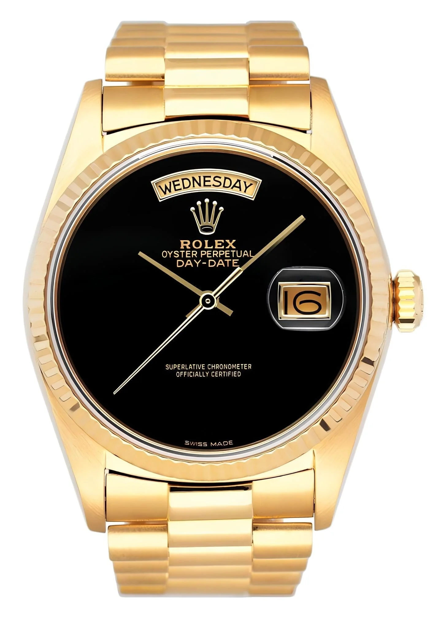 Rolex Day-Date President 18038 Black Onyx Dial - Image 2