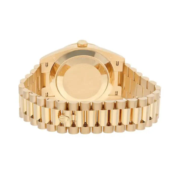 Rolex Day Date Presidential 228348RBR Yellow Gold Factory Diamond Dial Bezel - Image 3