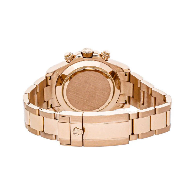 Rolex Daytona Pink Gold & Black Index Dial Gold Bezel Oyster Bracelet - Image 3
