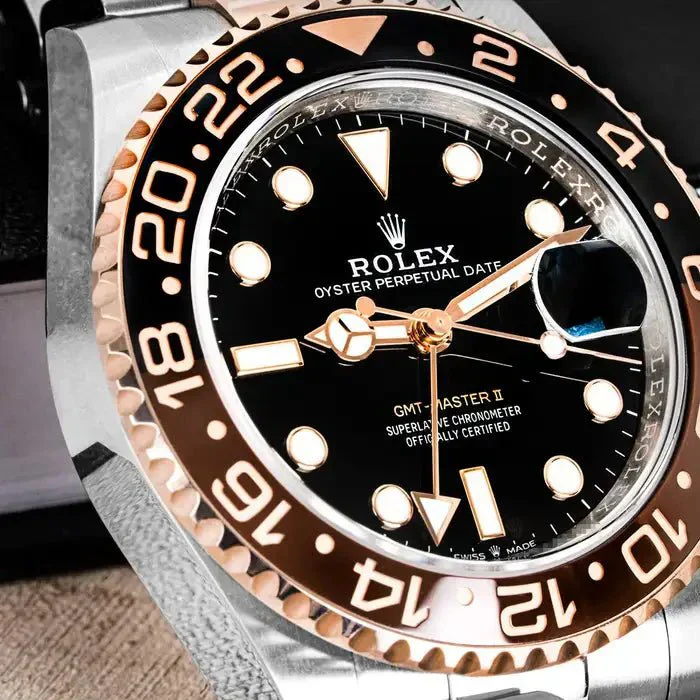 GMT-Master II Oyster, 40mm, Oystersteel and Everose Gold Reference 126711CHNR - Image 6