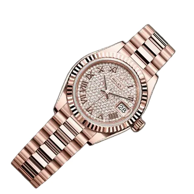 Rolex Lady-Datejust  Oyster, 28 mm, Everose gold - Image 5