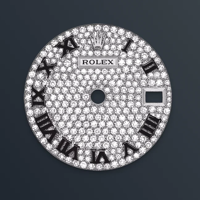 Rolex Lady-Datejust Oyster, 28 mm, white gold and diamonds - Image 2