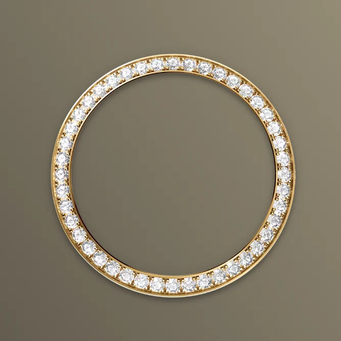 Rolex Lady-Datejust  Oyster, 28 mm, yellow gold and diamonds - Image 3