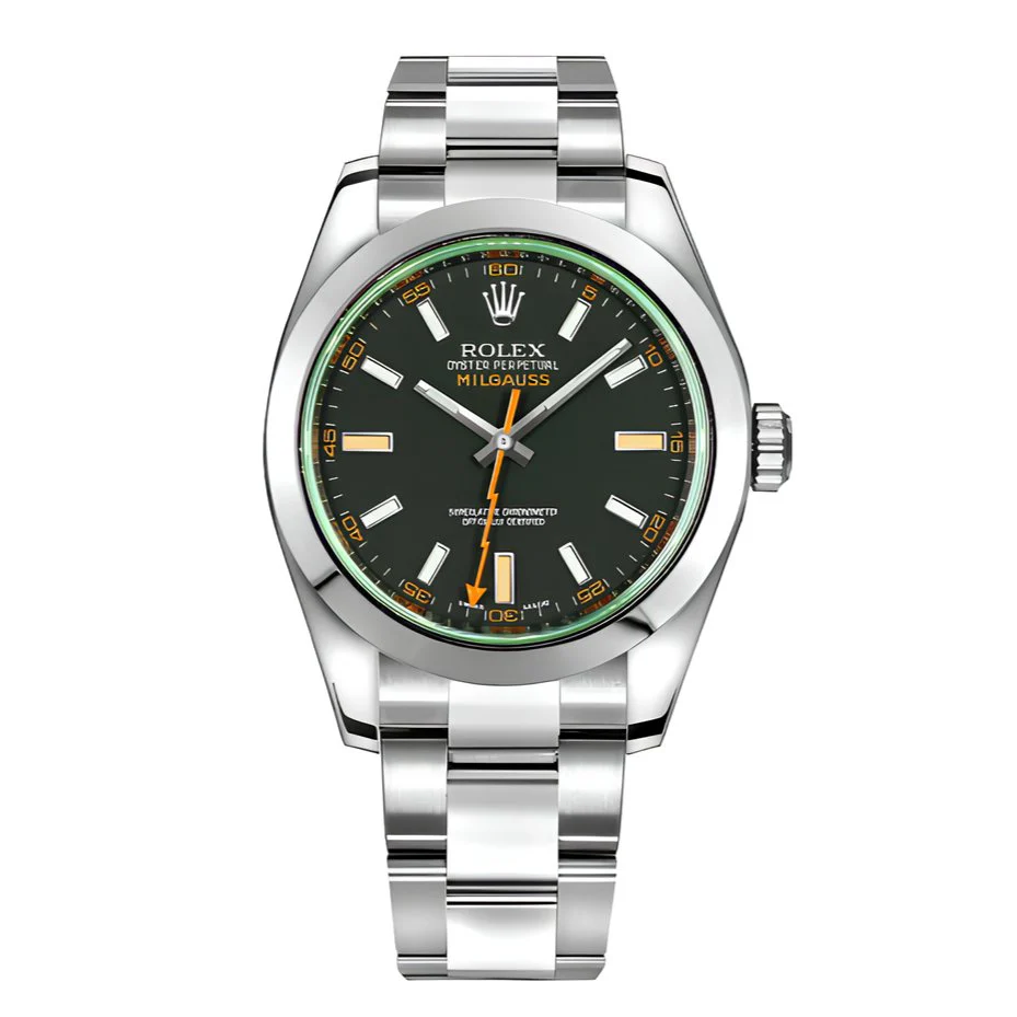 Rolex Milgauss 40mm Black Dial Oystersteel Luxury