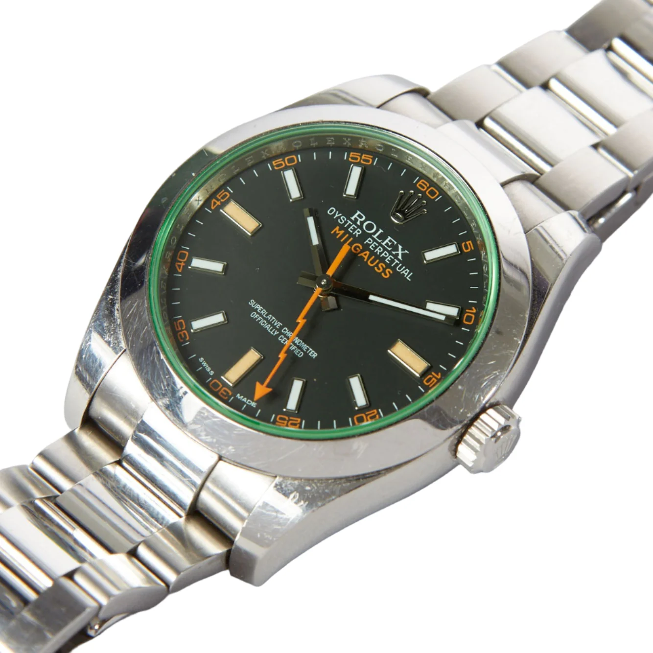 Rolex Milgauss 40mm Black Dial Oystersteel Luxury - Image 7