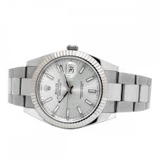 Rolex Silver White Gold Stainless Steel Datejust 126334 Automatic Men's Wristwatch 41MM - Image 6