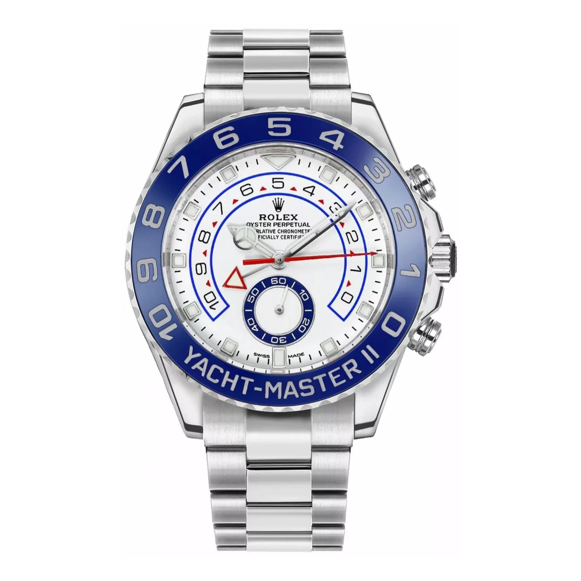 Rolex Yacht-Master II New White Dial Blue - Image 4