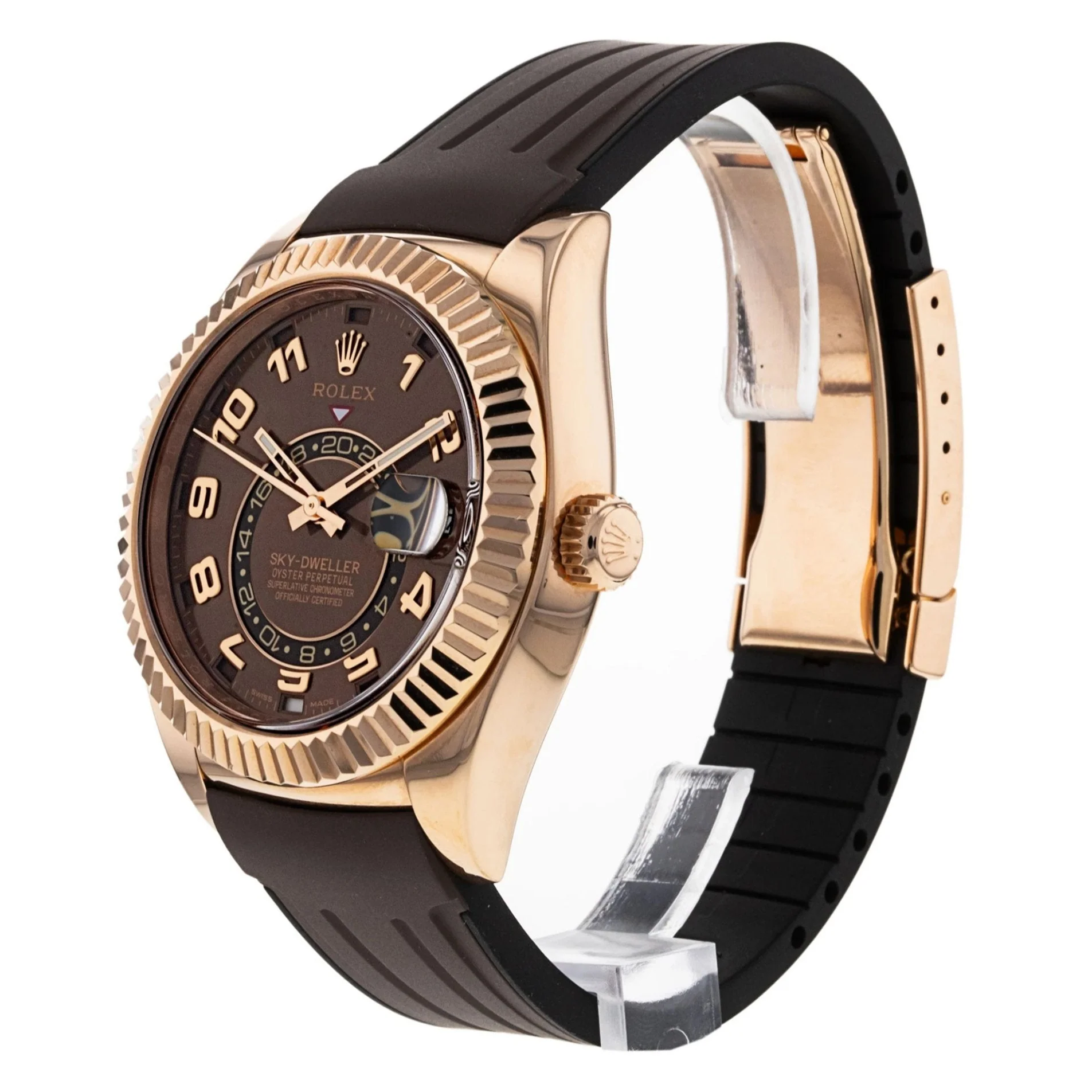 Rolex Sky-Dweller Oyster, 42 mm, Everose Gold - Image 4