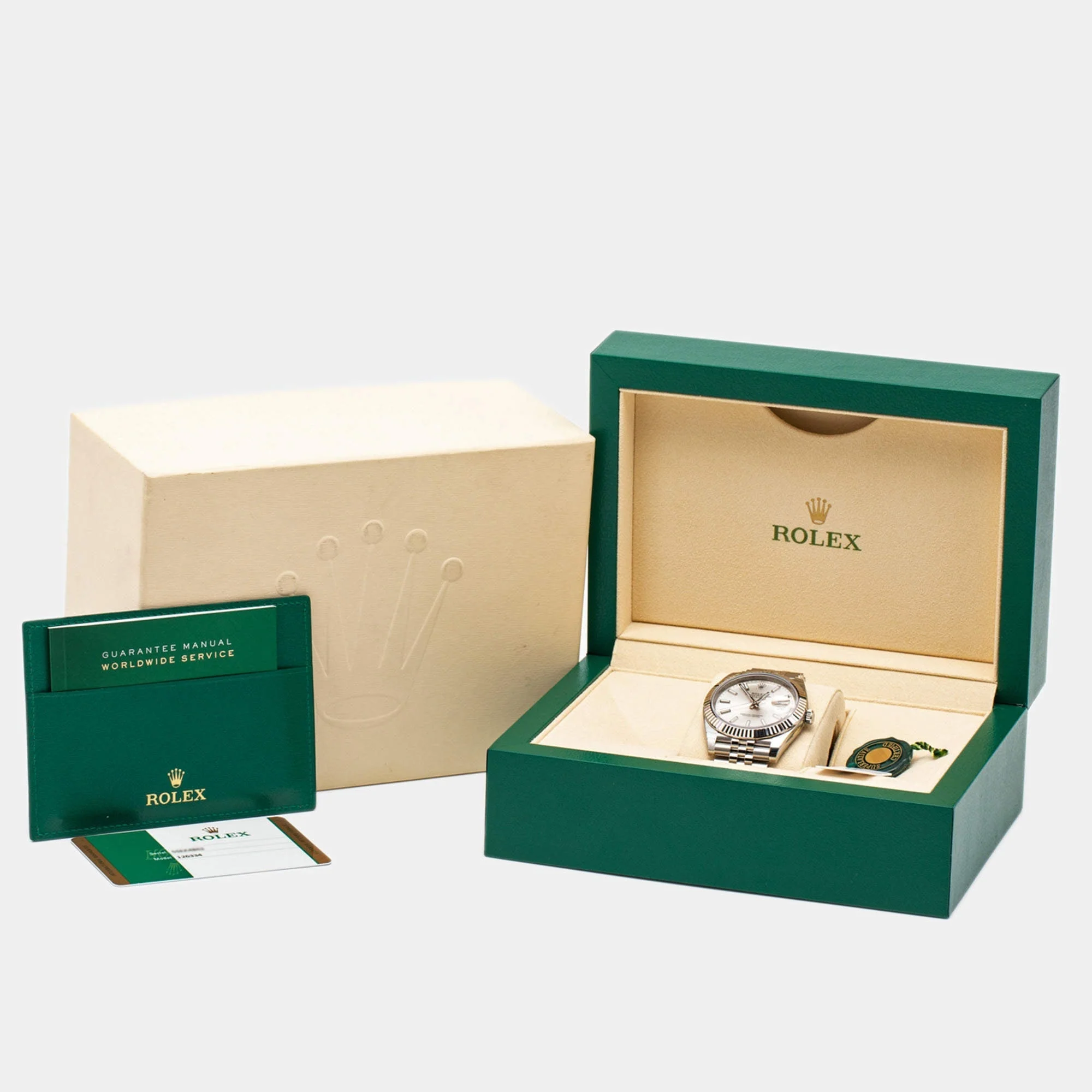 Rolex Oyster Perpetual Datejust 41 mm Silver Dial Automatic Men's Watch 126334SSJ - Image 6