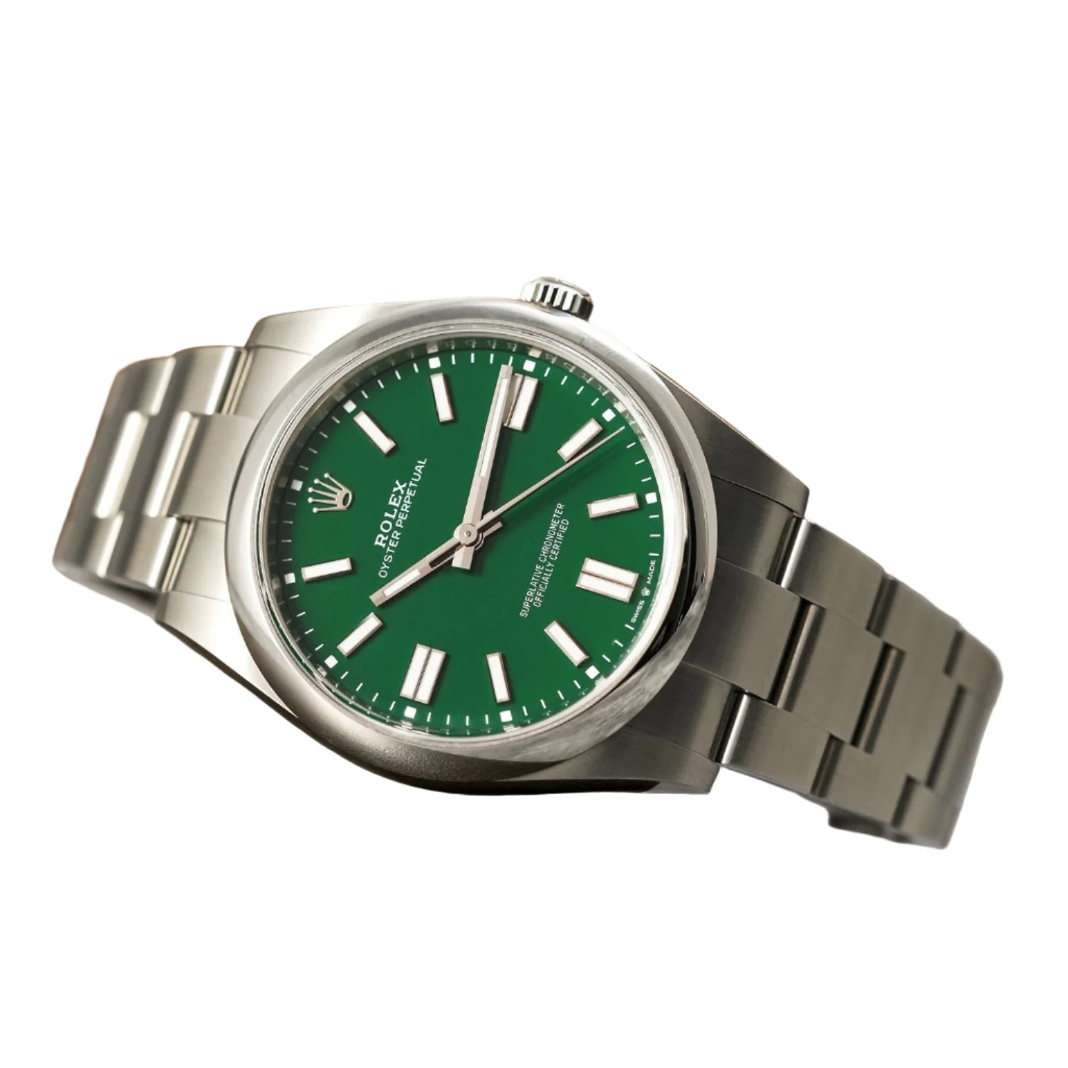 Rolex Oyster Perpetual Green 41mm - Image 6