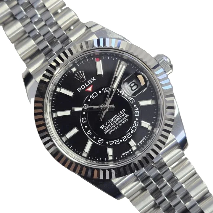Rolex Sky-Dweller Black Dial 41mm Steel Black - Image 3