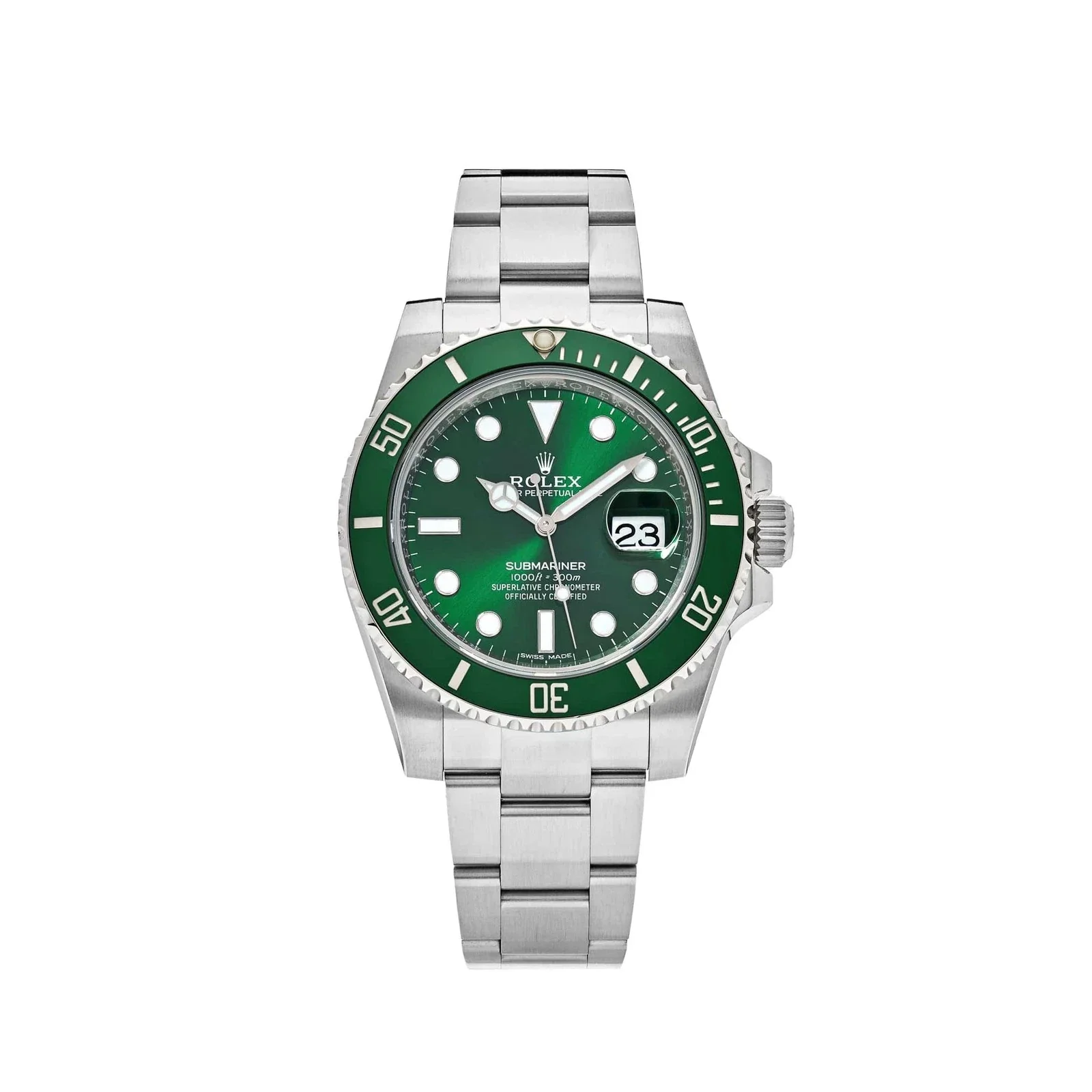 Rolex Submariner Date 'Hulk' Stainless Steel Green Dial
